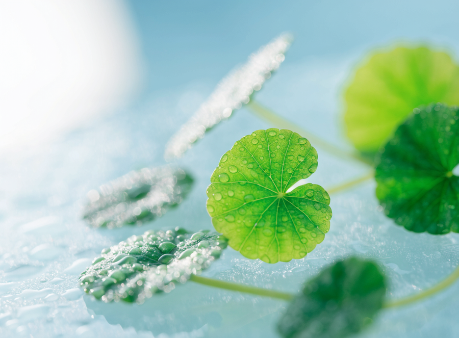 Centella asiatica, Rohstoff in der Formel